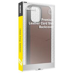 Foto van Accezz premium leather card slot backcover samsung galaxy s22 ultra telefoonhoesje bruin