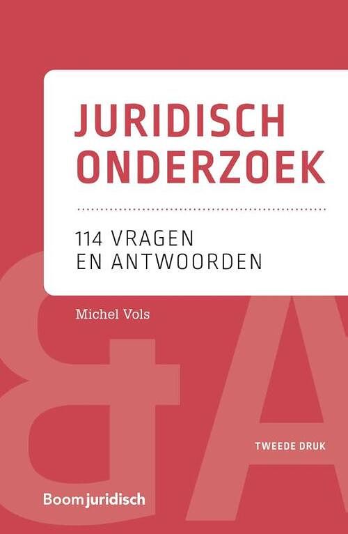 Foto van Juridisch onderzoek - m. vols - paperback (9789462905580)