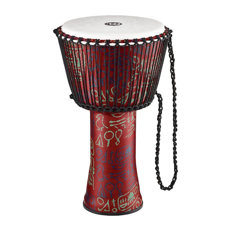 Foto van Meinl padj1-xl-f rope tuned travel series 14 inch djembe