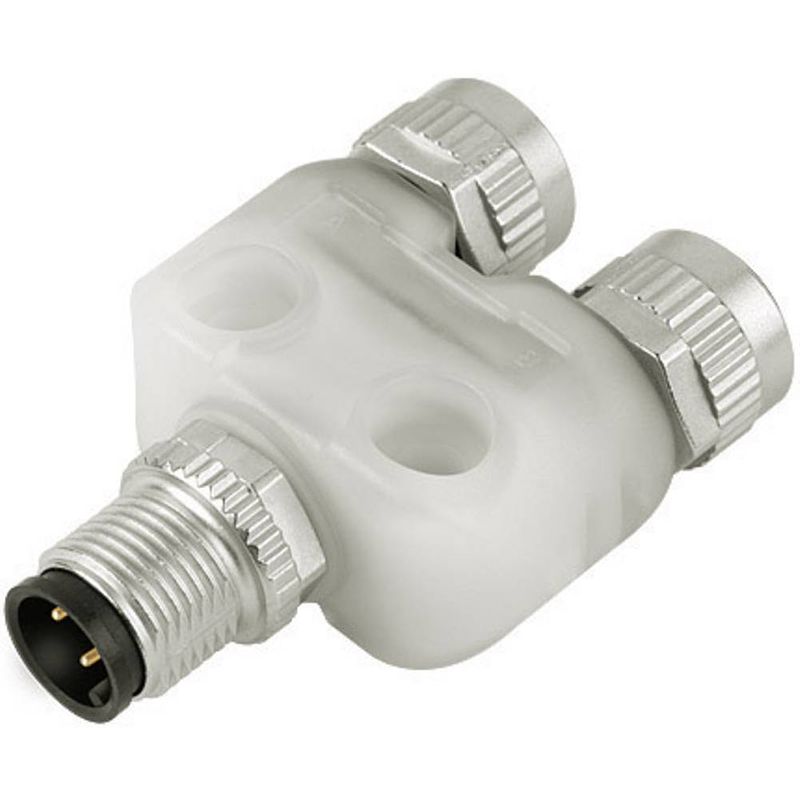 Foto van Binder 79-5236-00-04 sensor/actuator verdeler en adapter m12 aantal polen: 4 adapter, y-vorm 1 stuk(s)