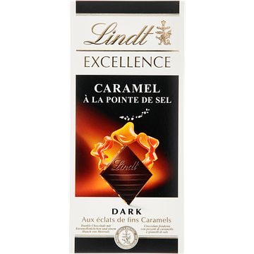 Foto van Lindt excellence caramel met zeezout puur 100g bij jumbo