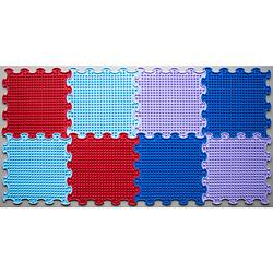 Foto van Ortoto sensory massage puzzle matten spikes doos 8 stuks