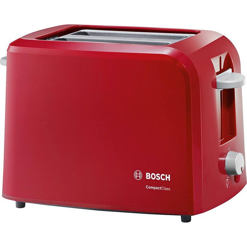 Foto van Bosch broodrooster tat3a014 - rood