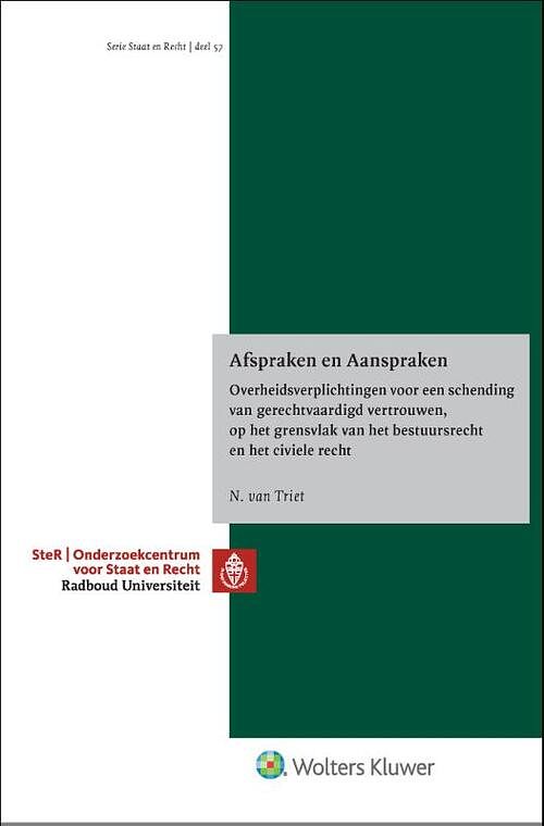 Foto van Afspraken en aanspraken - hardcover (9789013171723)