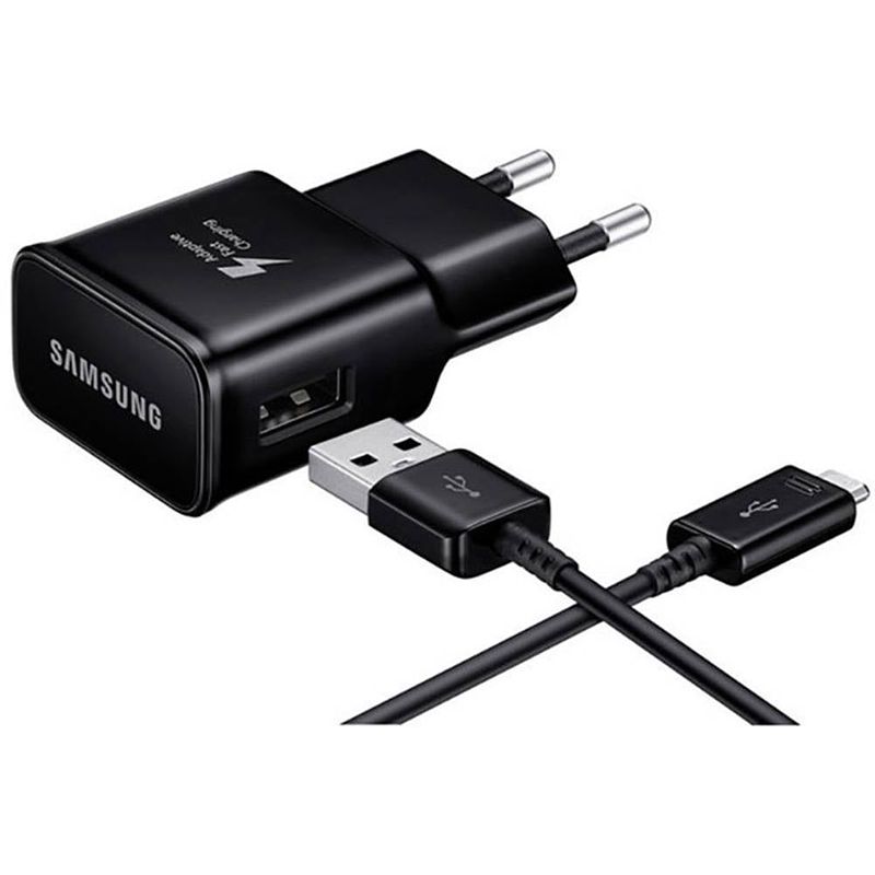 Foto van Samsung oplader fast charging 15w usb-c oplader zwart