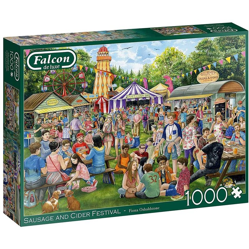 Foto van Jumbo legpuzzel falcon sausage and cider festival 1000 stukjes