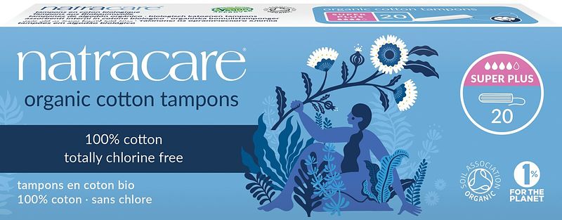 Foto van Natracare cotton tampons super plus