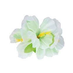 Foto van Boland haaraccessoire hawaii hibiscus dames 12 cm polyester wit