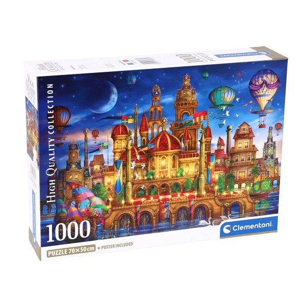 Foto van Clementoni puzzel 1000 downtown compact box