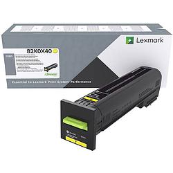 Foto van Lexmark toner cx825 82k0x40 origineel geel 22000 bladzijden