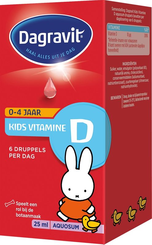 Foto van Dagravit kids vitamine d aquosum 25ml bij jumbo