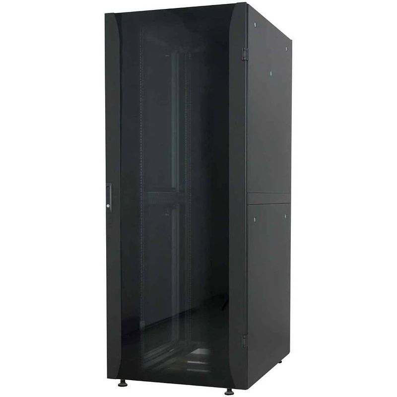 Foto van Intellinet 19 netzwerkschrank premium line 32he 1589x600x800mm flatp. traglast 2000kg grau 19 inch patchkast (b x h x d) 600 x 1589 x 800 mm 32 he grijs