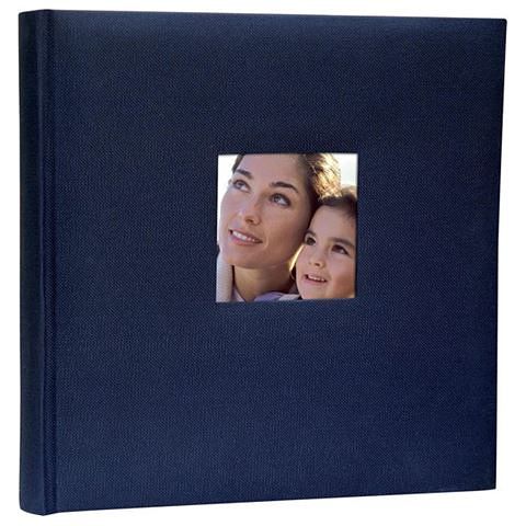 Foto van Zep foto album ob313130 cotton con velina blue met 30 sheets 31x31 cm