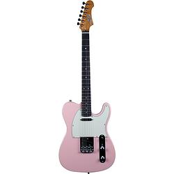 Foto van Jet guitars jt-300 rw pink elektrische gitaar