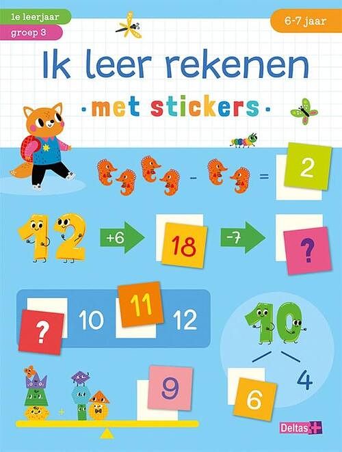 Foto van Ik leer rekenen met stickers - znu - paperback (9789044763232)