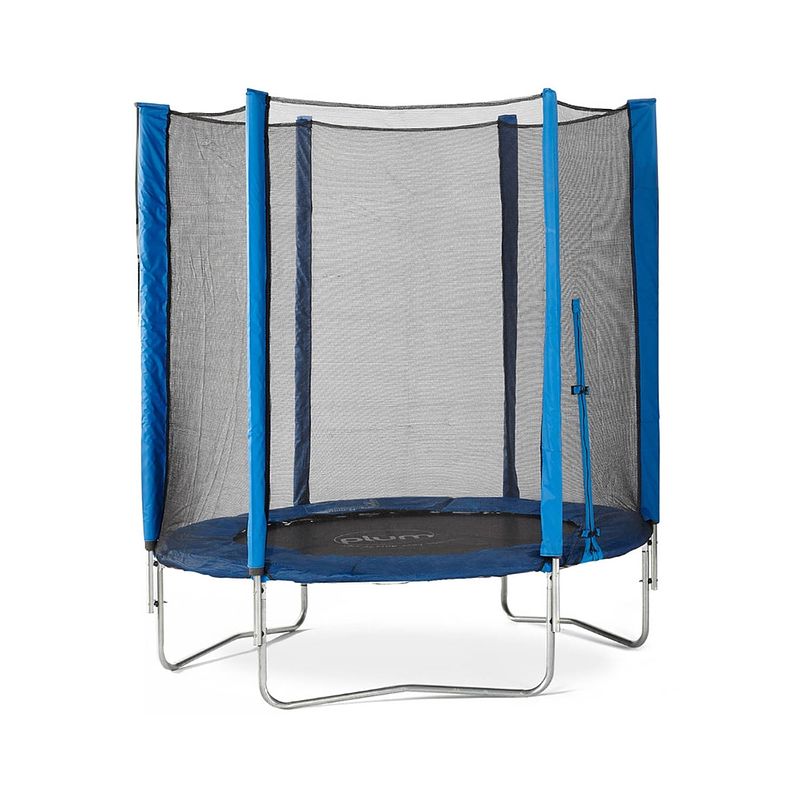 Foto van Plum trampoline met veiligheidsnet - 183 cm - junior - blauw