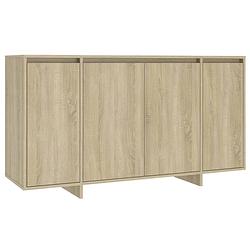 Foto van Vidaxl dressoir 135x41x75 cm spaanplaat sonoma eikenkleurig