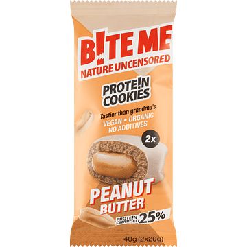 Foto van Bite me protein cookies peanut butter 2 x 20g bij jumbo