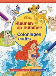 Foto van Disney kleuren op nummer / disney - coloriages codés - paperback (9789044764666)