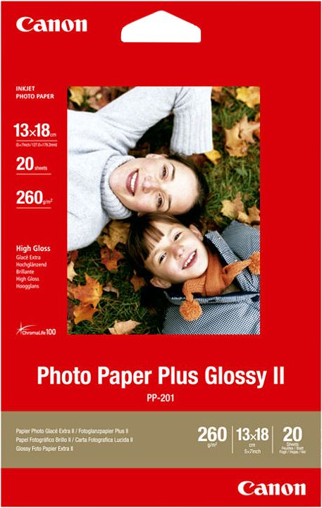 Foto van Canon pp-201 glossy plus fotopapier 20 vellen 13 x 18 cm