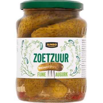 Foto van Jumbo fijne augurk zoetzuur 370g