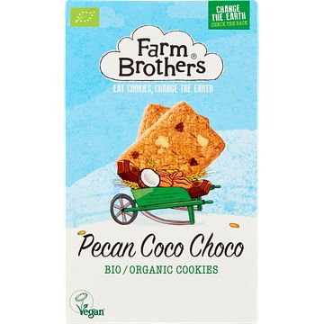 Foto van Farm brothers vegan pecan coco choco koekjes 135g bij jumbo