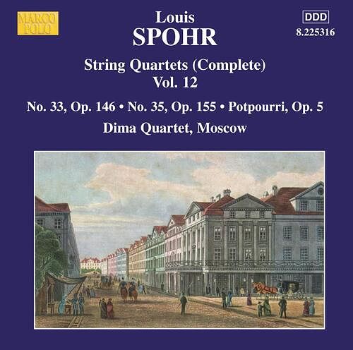 Foto van Spohr: string quartets (complete) volume 12 - cd (0636943531624)