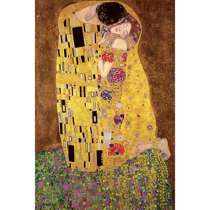 Foto van Pyramid gustav klimts the kiss poster 61x91,5cm