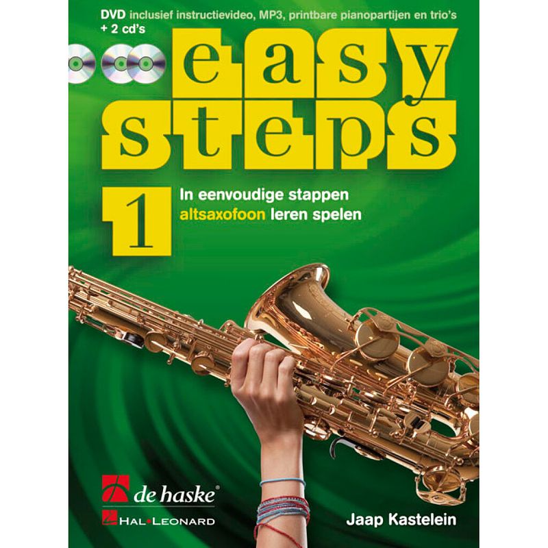 Foto van De haske easy steps 1 altsaxofoon in eenvoudige stappen altsaxofoon leren spelen