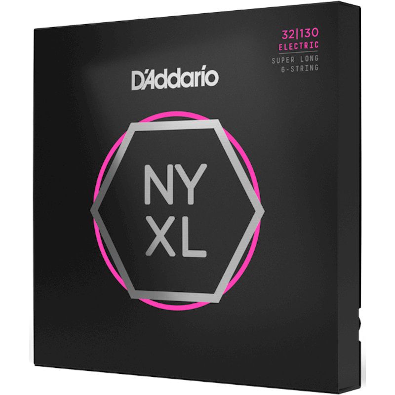 Foto van D'saddario nyxl32130sl nickel plated steel regular light 32-130 snaren voor 6-snarige basgitaar