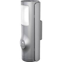 Foto van Ledvance nightlux® torch l 4058075260719 led-nachtlamp met bewegingsmelder cilindrisch led neutraalwit zilver
