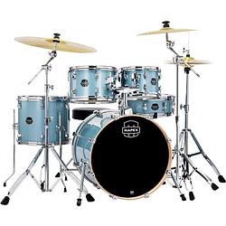 Foto van Mapex ve5294ftvj venus stage aqua blue sparkle drumstel zonder bekkens