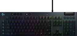 Foto van Logitech g815 lightsync rgb mechanical gaming keyboard gl tactile qwerty