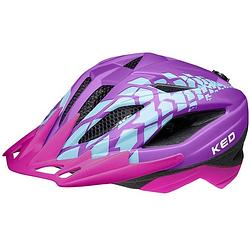 Foto van Ked fietshelm street pro junior roze/paars maat 53-58 cm