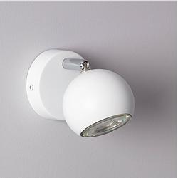 Foto van Bussandri lighting - scandinavische wandlamp - metaal - scandinavische - gu10 - l:8cm - voor binnen - woonkamer -