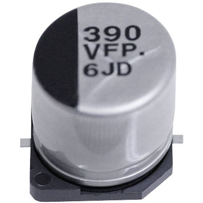 Foto van Panasonic eeefp1v220ar elektrolytische condensator smd 22 µf 35 v 20 % (ø x l) 5 mm x 5.8 mm 1 stuk(s)