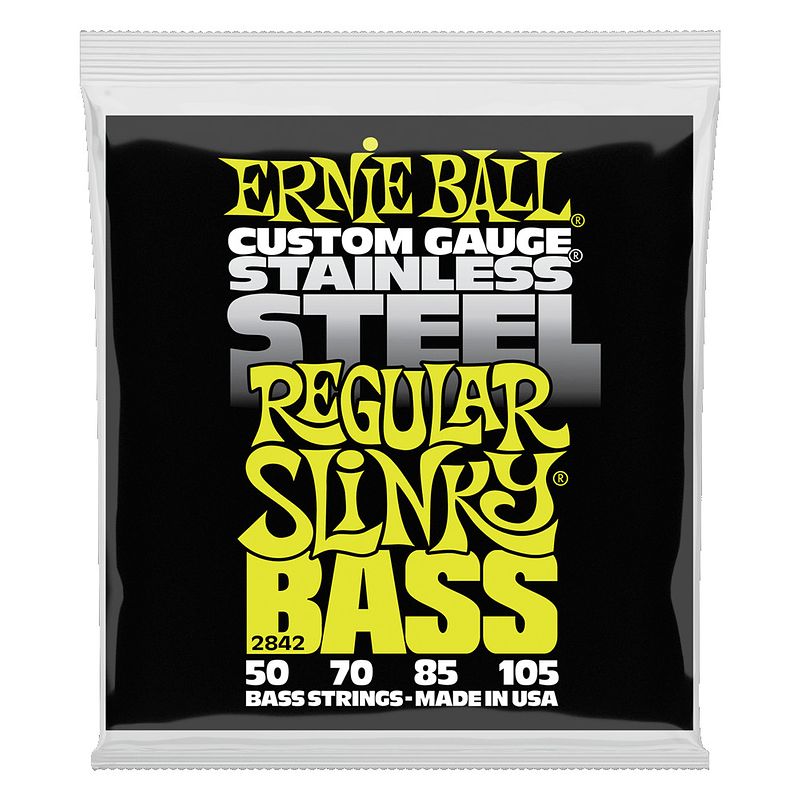 Foto van Ernie ball 2842 regular slinky bass snarenset