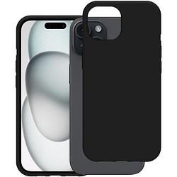 Foto van Just in case soft tpu case voor apple iphone 15 telefoonhoesje zwart