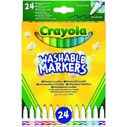 Foto van Crayola washable markers fineliner junior 24-delig