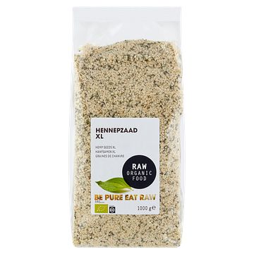 Foto van Raw organic food hennepzaad 1000g bij jumbo