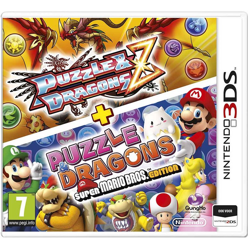 Foto van 3ds puzzle & dragons z + puzzle & dragons super mario bros edition