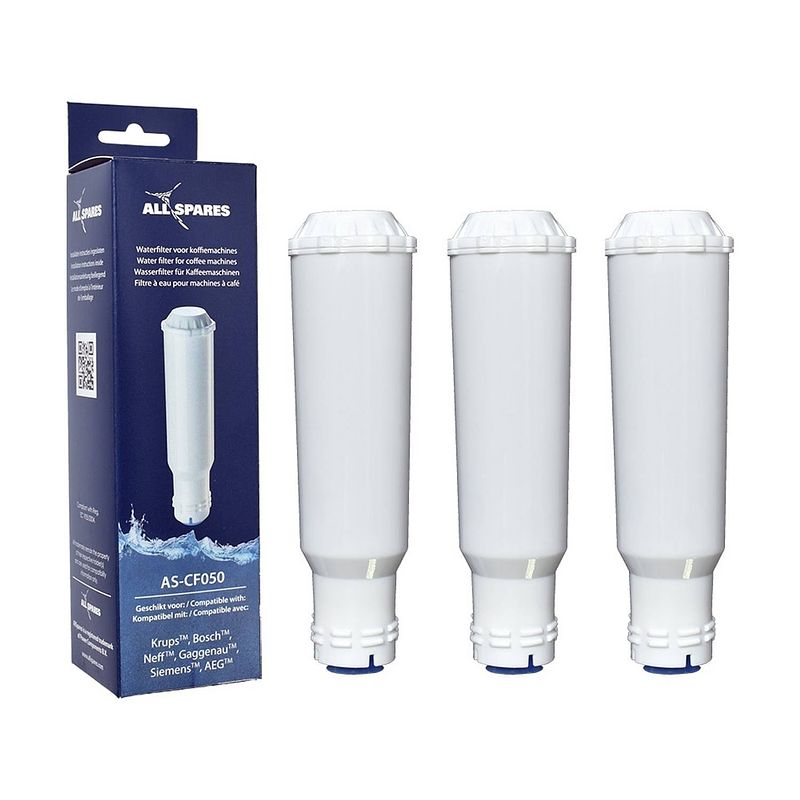 Foto van Allspares jura white waterfilter (3 st.) 60209