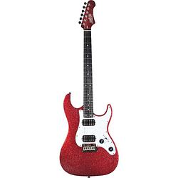 Foto van Jet guitars js-500 red sparkle elektrische gitaar
