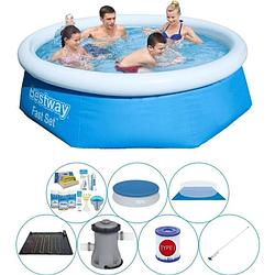 Foto van Bestway fast set rond 244x66 cm - zwembad set