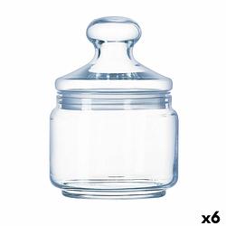 Foto van Pot luminarc club transparant glas (500 ml) (6 stuks)