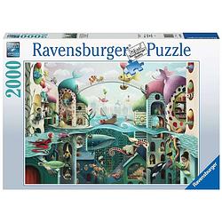 Foto van Ravensburger puzzel als vissen konden lopen 2000st