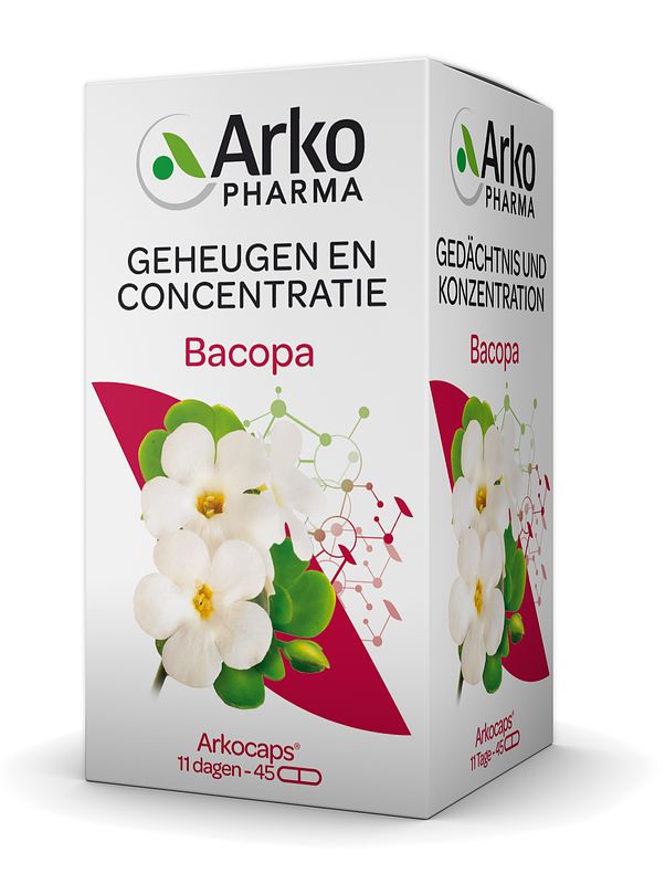 Foto van Arkocaps bacopa capsules 45st