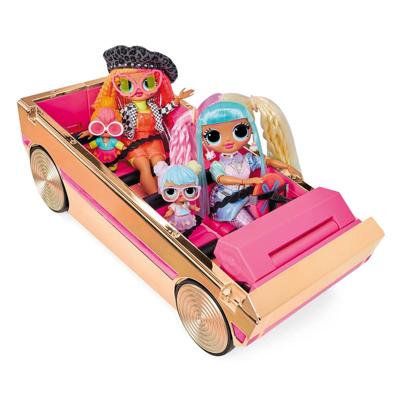 Foto van L.o.l. surprise! 3-in-1 party cruiser poppenauto