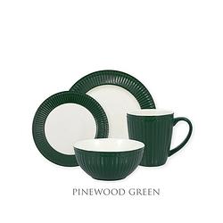 Foto van Greengate alice pinewood green serviesset 4-delig