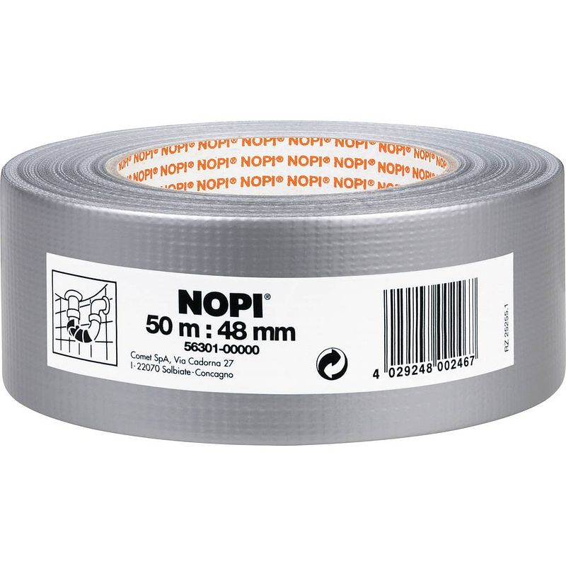 Foto van Tesa tesa 56301-00000-04 reparatietape zilver (l x b) 50 m x 50 mm 1 stuk(s)